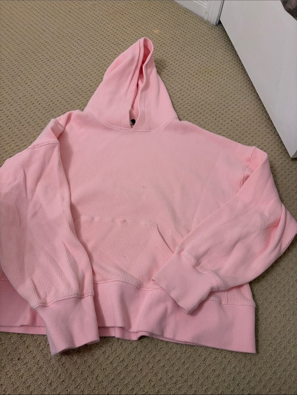 Phe phe Women's Hooded Thermal Pullover Sweatshirt